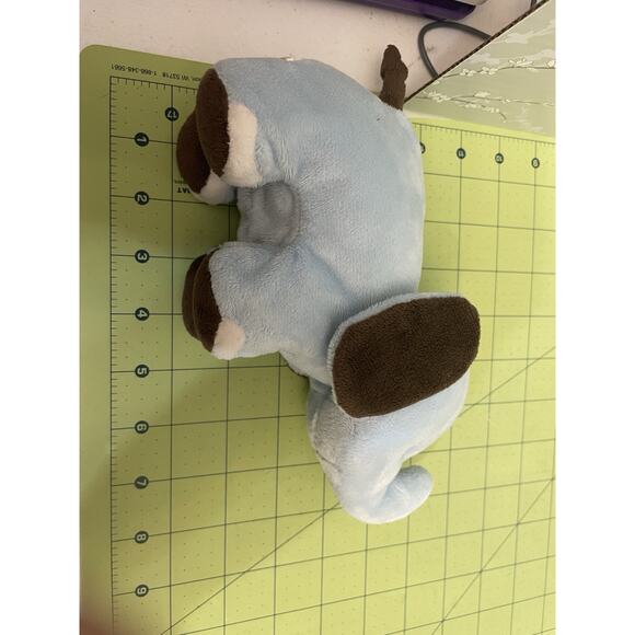 Carter's Child of Mine Light Blue and Brown Plush 8" Elephant Stuffed Animal Toy - Picture 14 of 14